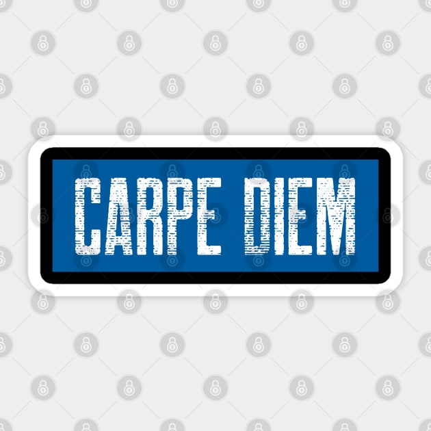 Carpe diem Sticker by StoicChimp